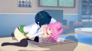 Katawa Shoujo Misha and Shizune Threesome in Steamy Sensual Passion
