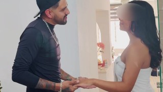 My Cousin’s Wife Gets Raw Creampied After No Condom Sex & Devours Every Drop
