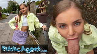 Perfect Figure Public Agent Has an Insatiable Hunger for a Massive Fat Cock!