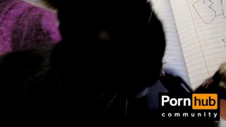 Pussy Explores Graffiti Passion Through Pen Throating