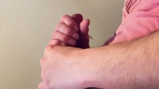 Self Facial With Mouth Open – Raw Amateur Close Up Shot