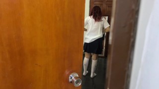 Stepfather Takes Advantage of His Innocent Stepdaughter When They Are Alone at Home!