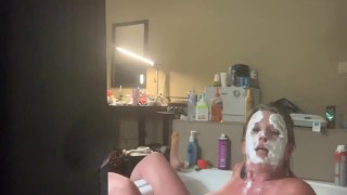 Stoned & Bored: SoloBath Session | POV Soaking & Getting Wet